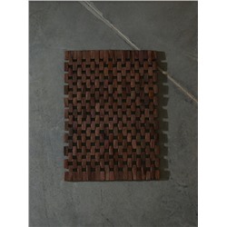 Коврик из тикового дерева, 40×30×0.7 см