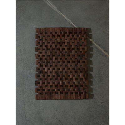 Коврик из тикового дерева, 40×30×0.7 см