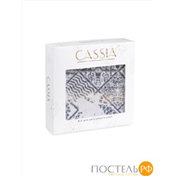 CASSIA РОКСАНА син Плед 130x180, 1 пр., 60% хл., 40% акрил
