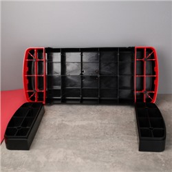 Степ платформа для фитнеса Woohooo StepFit S1 / 68см / красный / уп 5