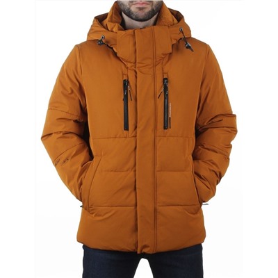 6593 LT. BROWN Куртка мужская зимняя (200 гр. холлофайбер)