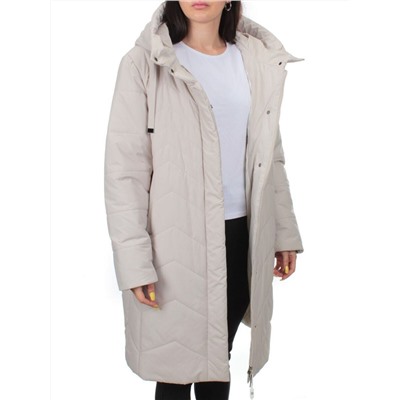1135 BEIGE Пальто зимнее облегченное женское (холлофайбер 150 гр.)