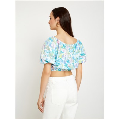 Блузка жен. Freesia_blouse синий принт CONCEPT CLUB