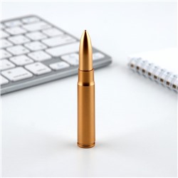 Подарочный набор, блокнот 32 листа и фигурная ручка «Настоящий герой, пуля»