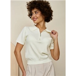 Джемпер-поло (вязаный трикотаж)