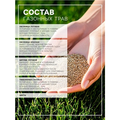Газонная травосмесь «Мавританский » 0.5 кг