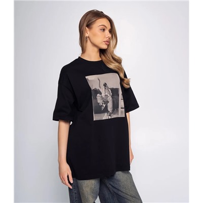 Футболка #КТ1812 (2), чёрный,серый