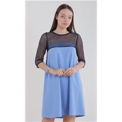 Платье женское с сеткой 253711, размер 44