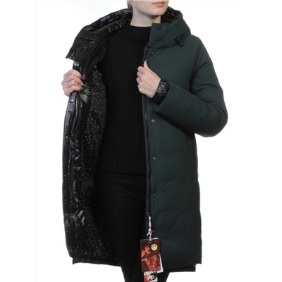 FT-17 DK. GREEN Пальто женское зимнее (синтепон)