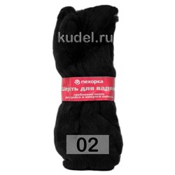 Пряжа Пехорка Шерсть для валяния тонкая