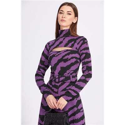 EOLA 2357 фиолет-черный, Платье