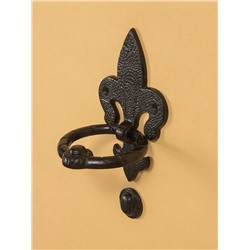 Дверной молоток «Геральдическая лилия», 10×20 см