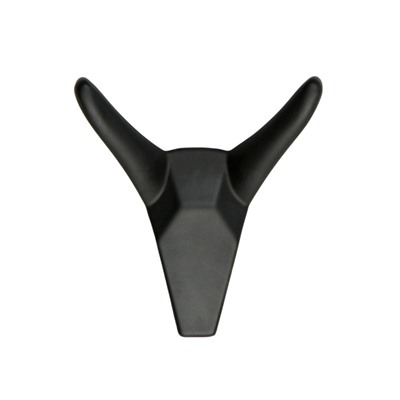 Крючок мебельный CAPPIO HORN, двухрожковый, цвет черный