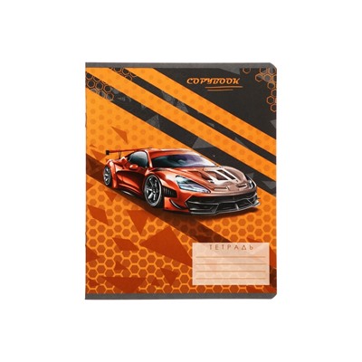 Комплект тетрадей из 10 штук, 18 листов в линию Calligrata "Тачки", обложка мелованный картон, ВД-лак, блок офсет, 5 видов по 2 штуки