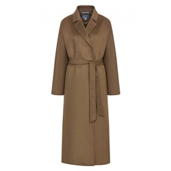 ШЕРСТЯНОЕ ПАЛЬТО В СТИЛЕ MAX MARA, ОРЕХОВОЕ. АРТ. 1008