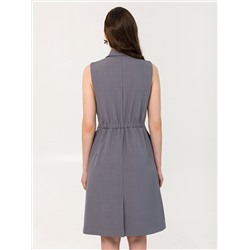 Платье тёмно-серое без рукавов