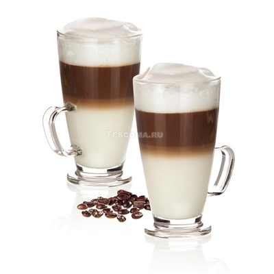 Стеклянная кружка латте маккиато CREMA 300 мл