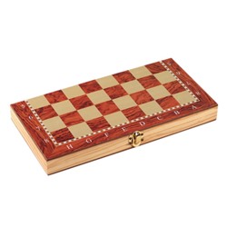 Игра настольная 3 в 1: нарды, шахматы, шашки 29x29 / S3025 /уп 60/