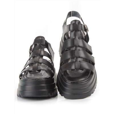 08-PEY337-1 BLACK Босоножки женские