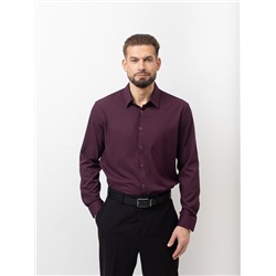 004J Мужская рубашка JenTa бордовый