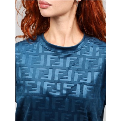 Элнора-Жаккард - костюм петроль