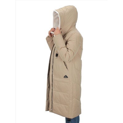 2270 BEIGE Пальто зимнее женское (200 гр. тинсулейт)