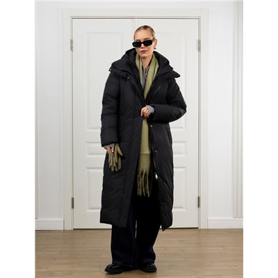 Пуховик женский черный