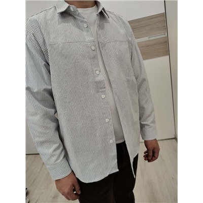 Рубашка мужская Е7 7781 темно-серый