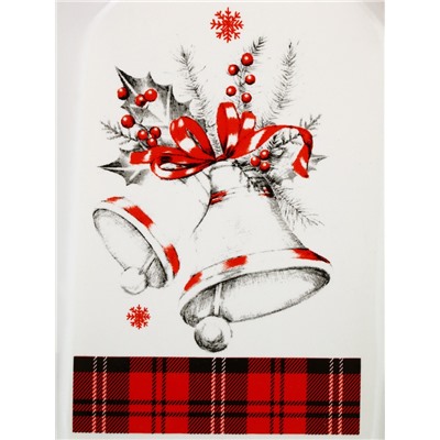 Менажница новогодняя «Счастья в новом году», 26.5×15×3.5 см