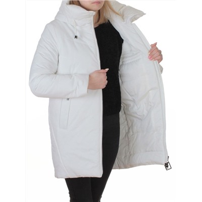 M-9090 WHITE Куртка зимняя женская (200 гр. холлофайбер)