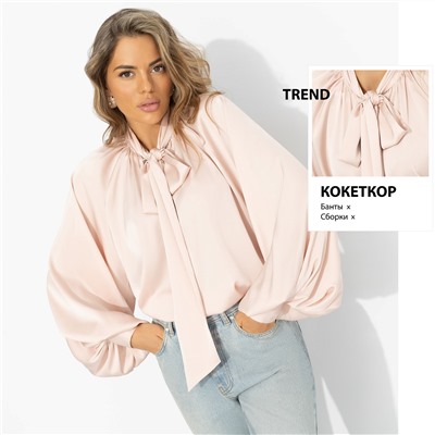 Блуза шёлковая, Привлекаю удачу (тренд)