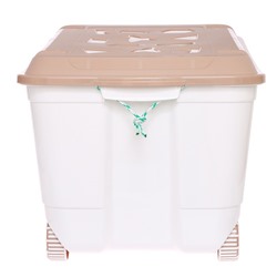 Ящик для хранения игрушек «Зверушки на опушке», на колёсах, 58×39×33.5 см