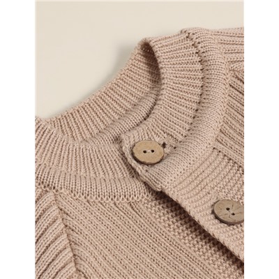 Комбинезон вязаный SL Home, рост 92 - 98 см, бежевый