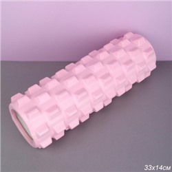 Ролик массажный спортивный Woohooo SHARP 33x14/ розовый/уп10