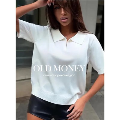 Футболка-поло (вязаный трикотаж)