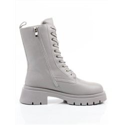 04-PAX86-5Z LT. GRAY Ботинки зимние женские (натуральная кожа, 100% шерсть)