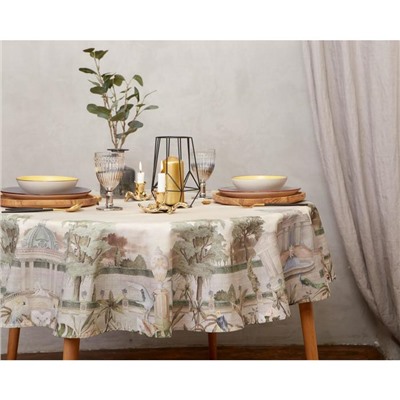 Скатерть «Этель. Райский сад», d=220±3 см