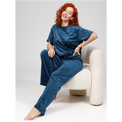 Элнора-Жаккард - костюм петроль