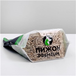 Наполнитель древесный «Пижон» Premium White, белые пеллеты, 5 л
