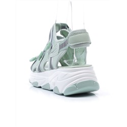 08-PED92-2 GREEN Босоножки (натуральная кожа, стелька натуральная кожа)