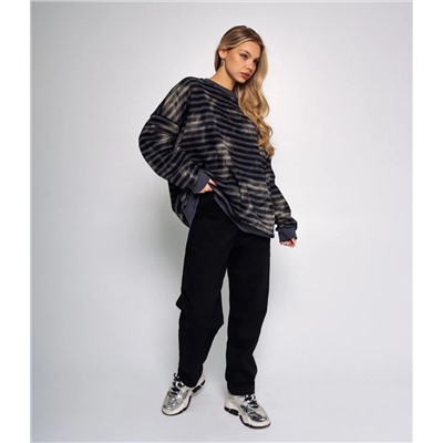 Свитшот #КТ8160, серый