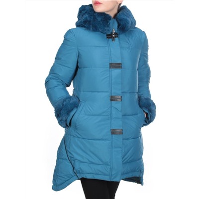 B15-888 GRAY/BLUE Куртка зимняя женская KEMIRA (200 гр. холлофайбера)