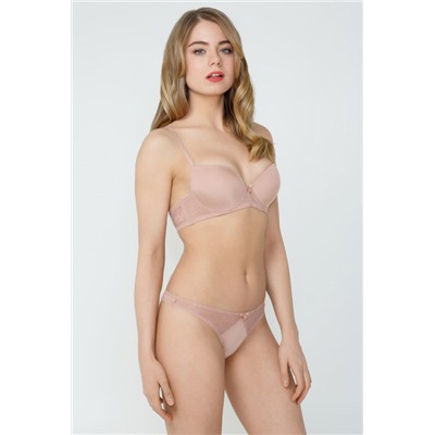 Трусы стринг жен Menorca бежевый Infinity Lingerie