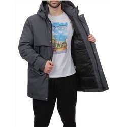 8891 DK. GRAY Куртка мужская зимняя облегченная (130 гр. холлофайбер)