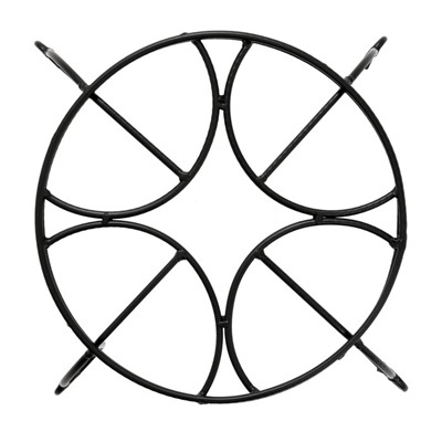 Подставка под тандыр, d=37 см, максимальная нагрузка 150 кг, металл, чёрная, форма МИКС