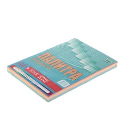 Бумага цветная «Палитра радуга», А4, 250 листов, 5 цветов, интенсив, 80 г/м²