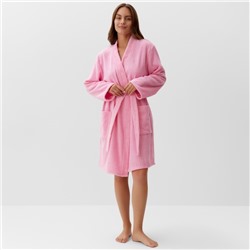 Халат махровый женский Girl power, размер 50-52, розовый
