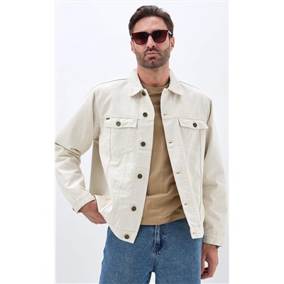Куртка джинс F611-1214 l.beige