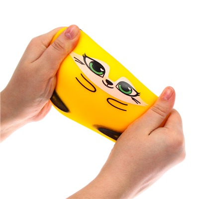 Антистресс сквиш мялка «Лисичка», с пастой, в пакете