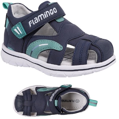 Туфли летн Flamingo 221с-з6-2797 син/бирюза